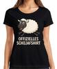 Sch(L)Afshirt Funny Sheep Humour Gift Sleep Party Ladies TShirt