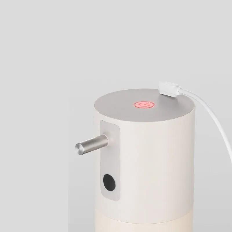 Dispensador automático de jabón de espuma para manos con inducción, portátil, con carga magnética, para mesa.