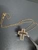 D Letter Diamond Cross Necklace: Luxurious, Versatile, Unisex Clavicle Chain