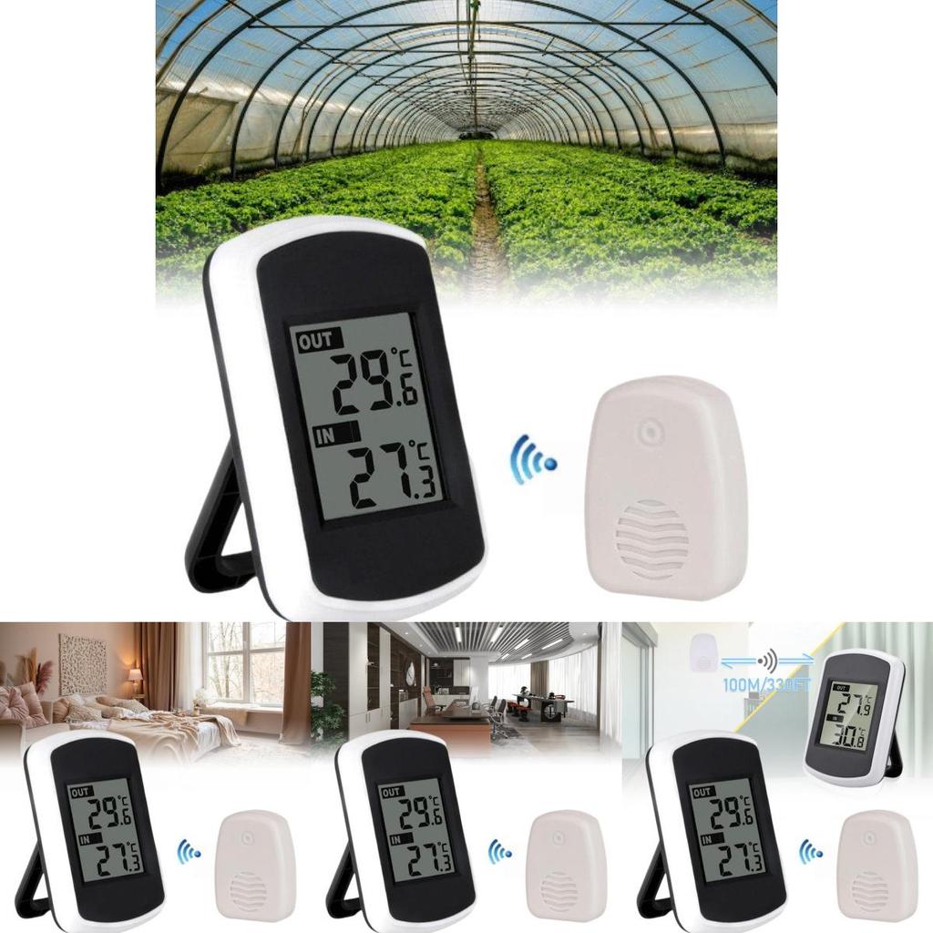 High Precision Wireless Indoor Outdoor Thermometer For Home Use And Greenhouse Settings