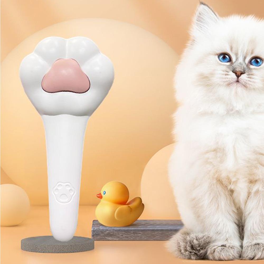 Safe Massage Pet Grooming Brush Self-Cleaning Cat Paw Brush Cat Slicker Brush  for Small Pets