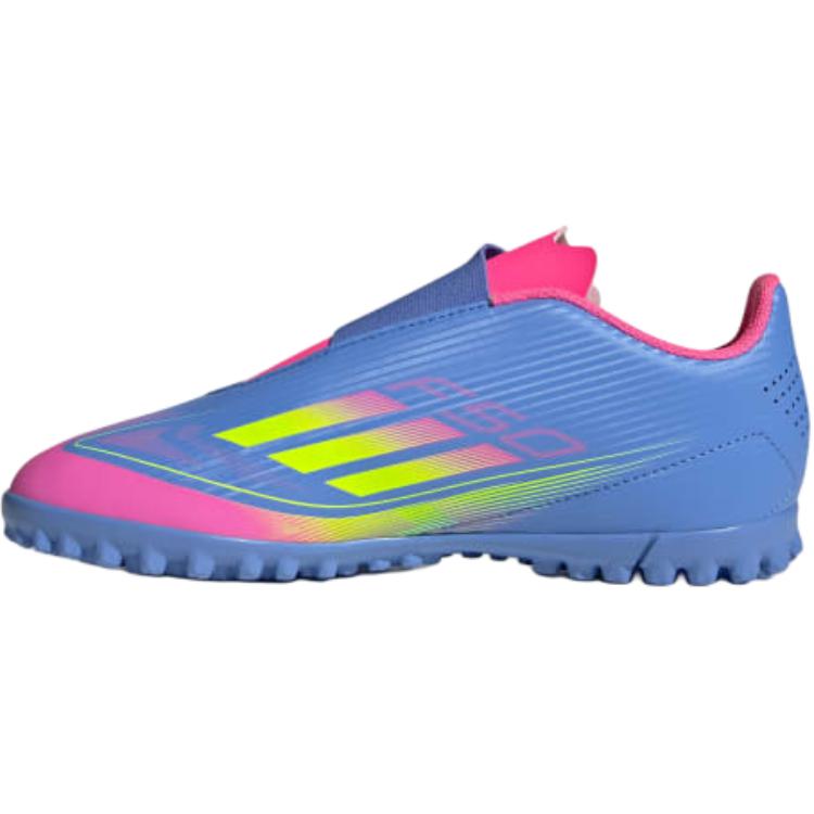 Adidas F50 Club PU Leather Comfortable Soft Durable Low-Top Soccer Shoes Kids Soccer Shoes Blue IE3728