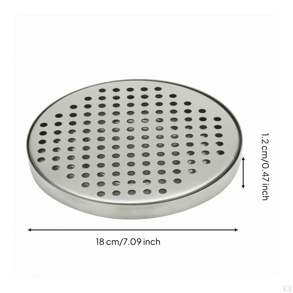 Perforated Drop Tray Easy To Clean Stainless Steel for Baristas,