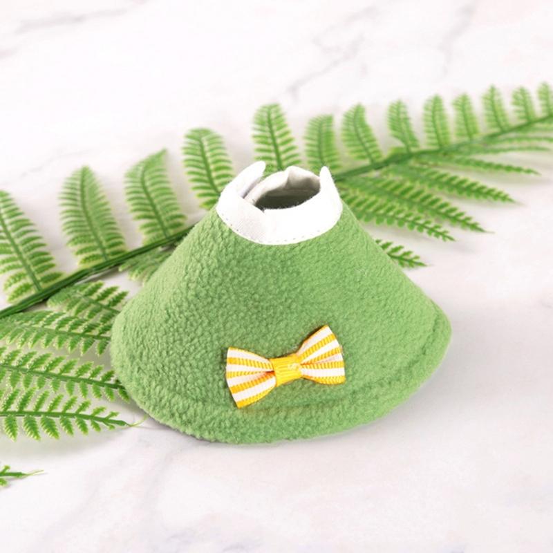 Bird Elizabethan Collars Parrot Feather Plucking Collar Comfortable Plush Recovery Cone for Small Budgerigar Cockatiel
