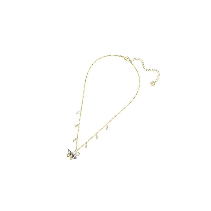 Swarovski Magnetic Colorful Design Mix and Match Multiple Plating Necklace Women's Gold 5416786