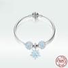 Pulseira Winter Series Ice and Snow World Natal Prata Esterlina