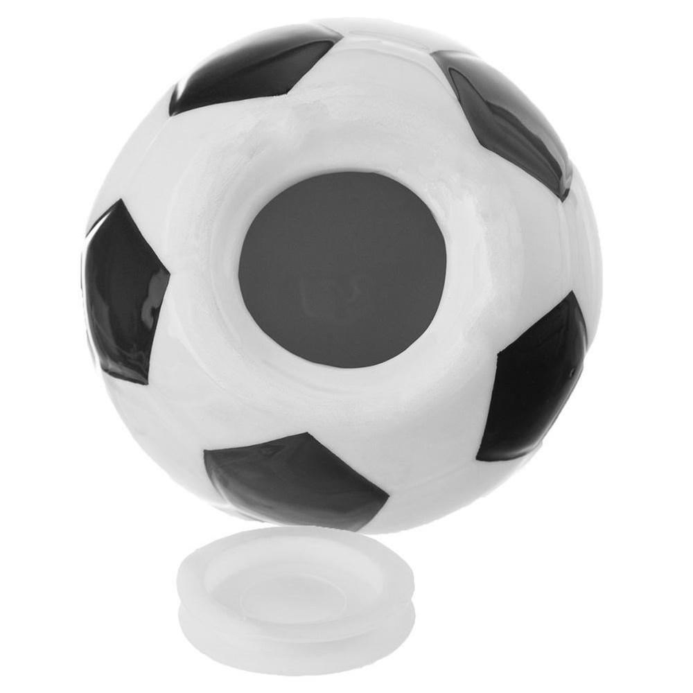 Ceramic piggy bank with opening ball 10 cm
