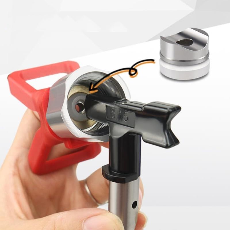 Pack Of 25Pieces High Performances Nozzle Tip For Airless Sprays Guns With Reversible Seal Design And Sturdy Alloy Construction