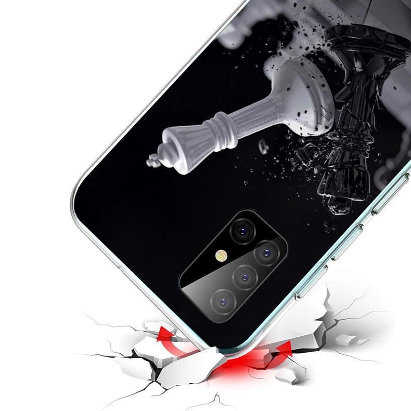 Wettkampf-Schachspiel Handyhülle Für Samsung Galaxy A52 A32 A22 A12 A51 A31 A50S A30S A20S A10S Note 20 Ultra 10 Plus S10 A72 A