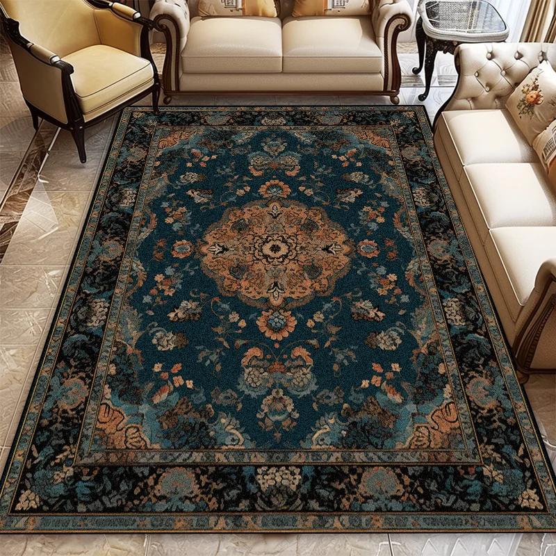 Bohemia Rugs Living Room Decoration Bedroom Deluxe Anti Slip Floor Mats Large Area Carpet Lounge Rug Persian Carpet Washable