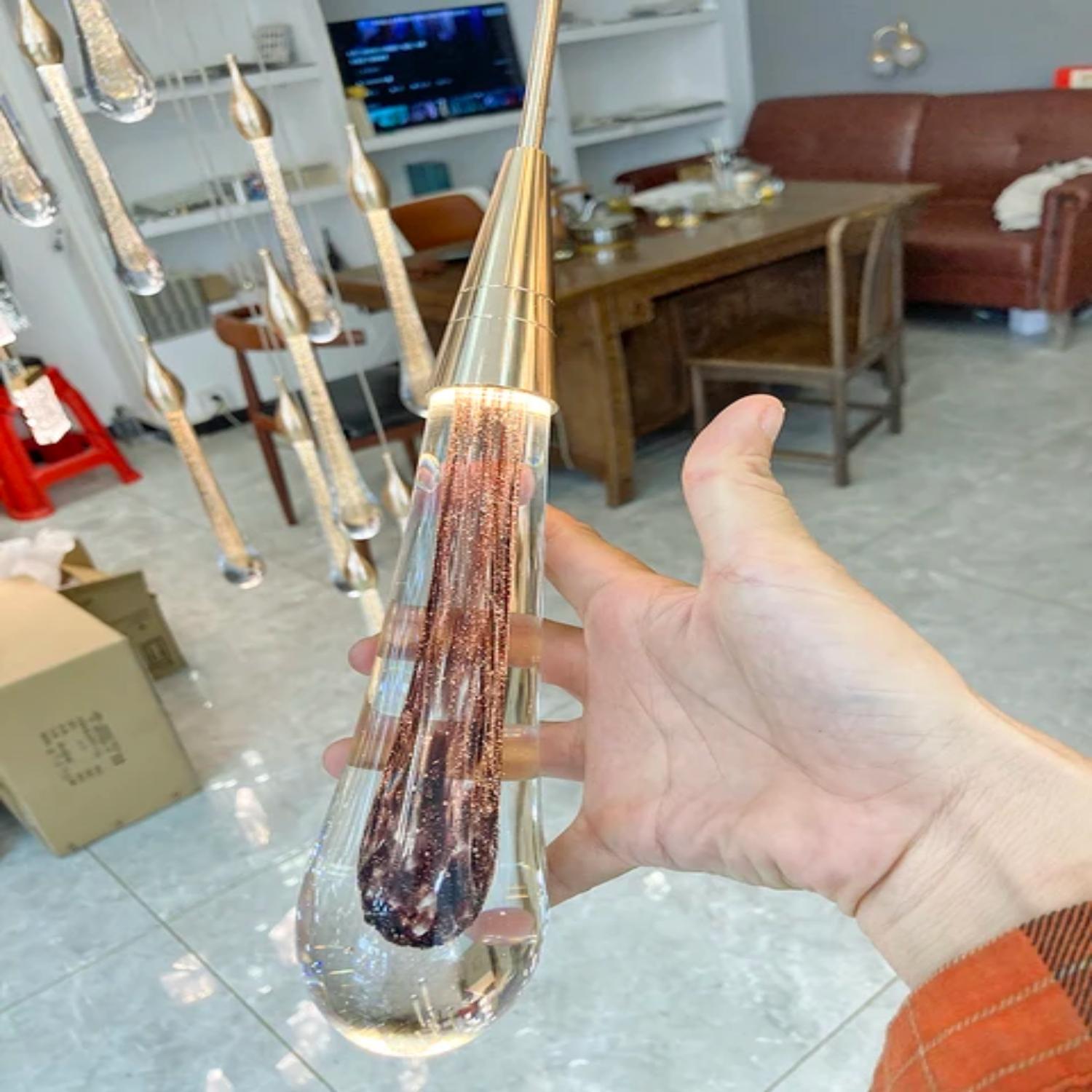 

Новые роскошные хрустальные люстры в скандинавском стиле — современный и минималистичный дизайн, идеально подходящий для ресторанов, спален и прикроватных тумбочек. 110V