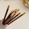 Reusable Natural Wooden Chopsticks Red Sandalwood Chopsticks Antibacterial Anti-mildew High Temperature Solid Wood Chopsticks