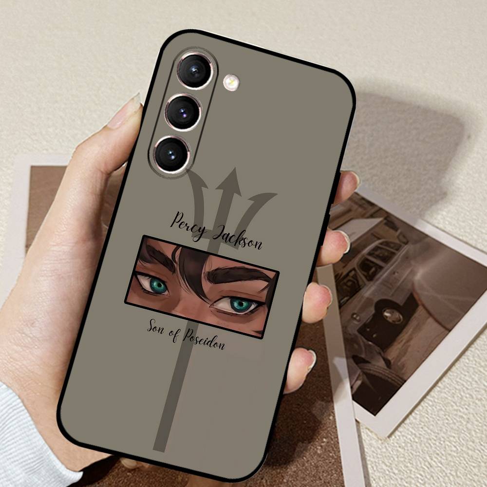 Percy Jackson Phone Case Black Ultra-thin Shockproof Case For Samsung S24/S25/S22/S30/Note20/Lite/Ultra/5G/Plus/FE