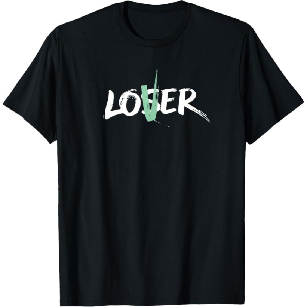 

Be a Lover, Not a Loser (Mint V) T-Shirt XXXXXL чорний