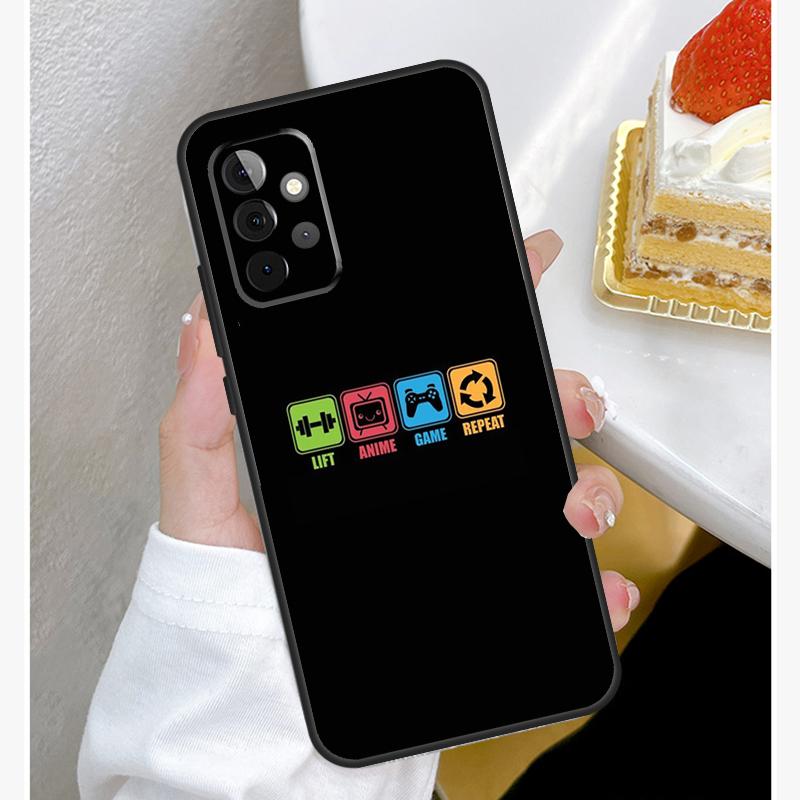 Bodybuilding Gym Fitness Case For Samsung Galaxy A15 A25 A35 A55 A51 A71 A12 A32 A52 A13 A33 A53 A14 A34 A54 Cover