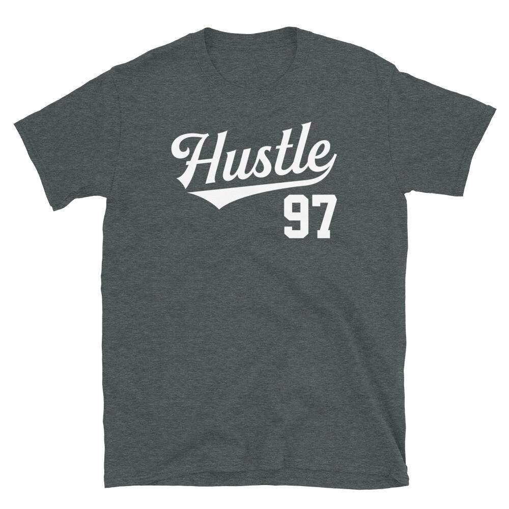 

Hustle 97 Entrepreneur Success Baseball Jersey Short-Sleeve Unisex T-Shirt 2XL