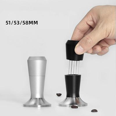 Leeseph Kahve Dağıtıcısı Manyetik Espresso Karıştırıcı Dağıtım WDT Alet İğnesi Tamper Kahve Aksesuarları