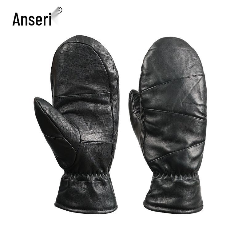 Zimowe Rękawice Robocze Skórzane z Podszewką