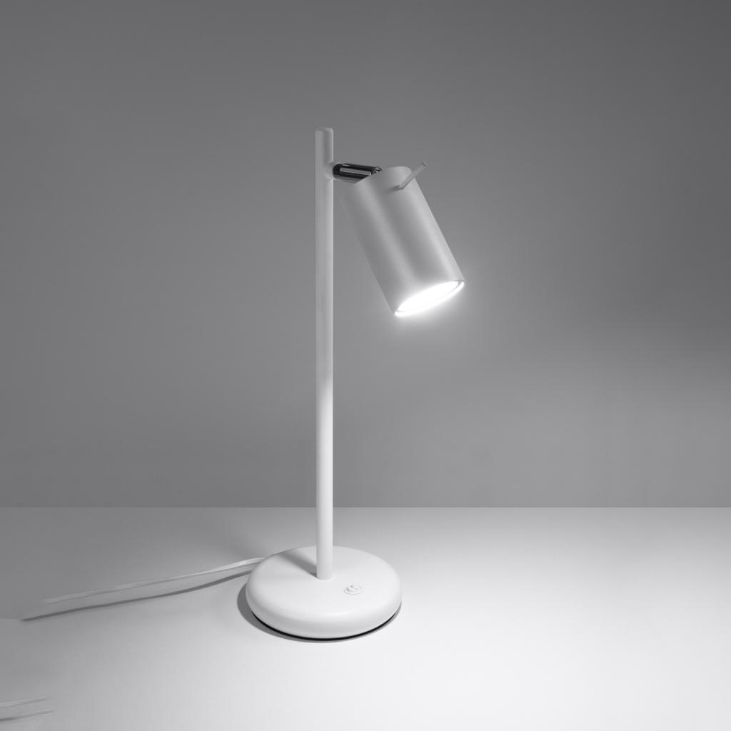 Lampa Biurkowa Mirax 1 Gu10 Biały Lumilo 10.119.90