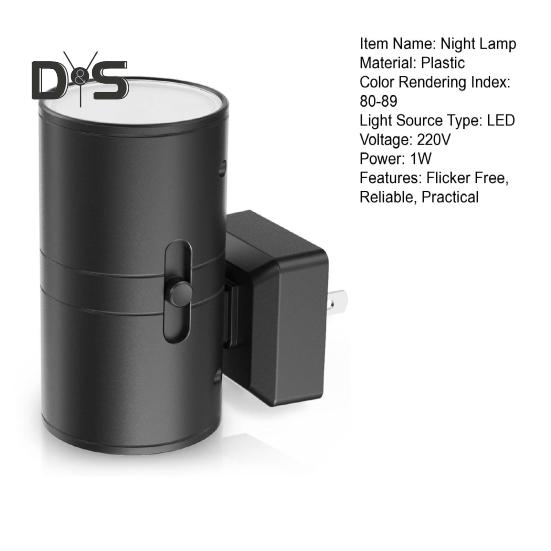 1/2Pcs LED Night Lamp with 16 Colors High Brightness Flicker Free Compact Design Plug-in Night Light Bedside Lamp