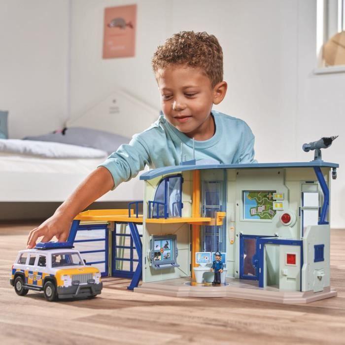 Poste De Police - Sam Le Pompier - Avec Son & Lumière - Rose Et Accessoire