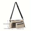 1pc Portable Stroller Hanging Bag • Outdoor Stroller Hanging Pouch • Large Capacity Bottle and Diaper Bag