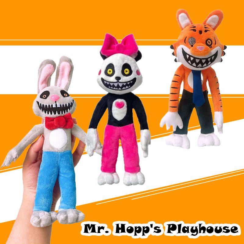 Adorable Mr. Hopp's Playhouse Plush Doll Rabbit With Soft Velvet Surface For Kids