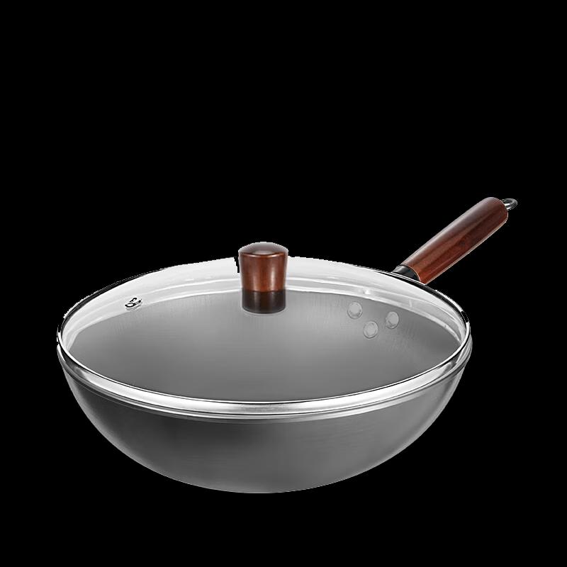 COOKER KING 32cm Refined Iron Wok