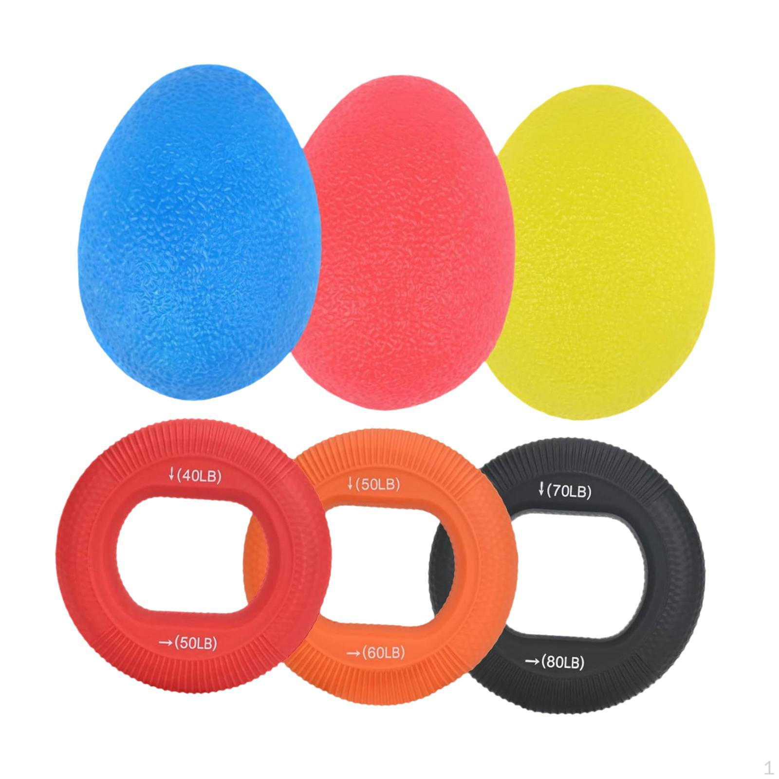 

6шт. Комплект для укрепления хвата рук, набор колец, укрепляющее устройство для тренировки,