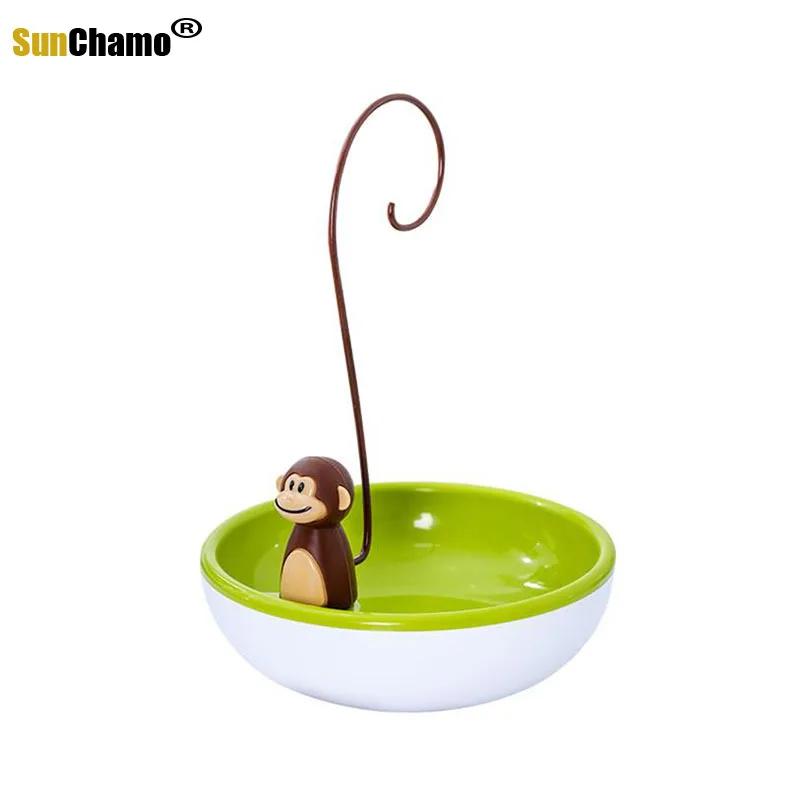 Kreativer Affen-Bananenhalter Obstschale Snack Versiegelter Behälter Küchenaufbewahrungsorganisator