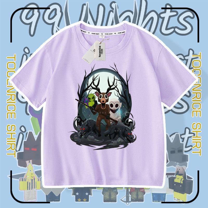 99 Nights in the Forest Short-sleeved T-shirt for Men, Women, and Children