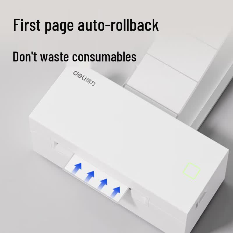 Deli Bluetooth Thermal Label Printer CN Plug (adapter Included)