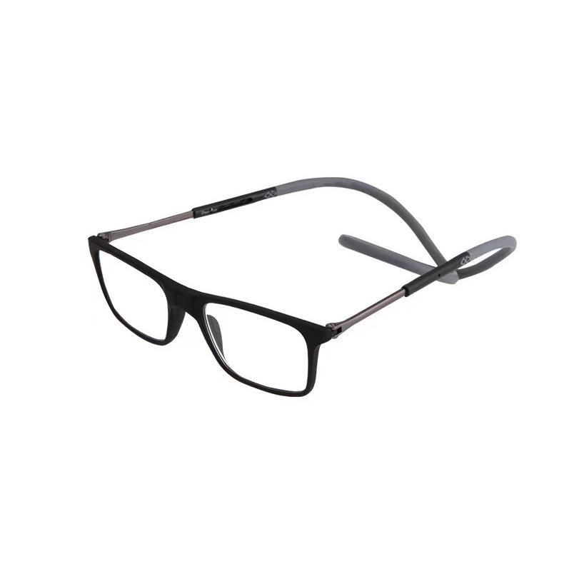 

Очки для чтения Spot Magnetic Neck-Hanging TR90 с защитой от синего света и телескопическим чехлом для мужчин и женщин среднего и пожилого возраста +3.50 серый