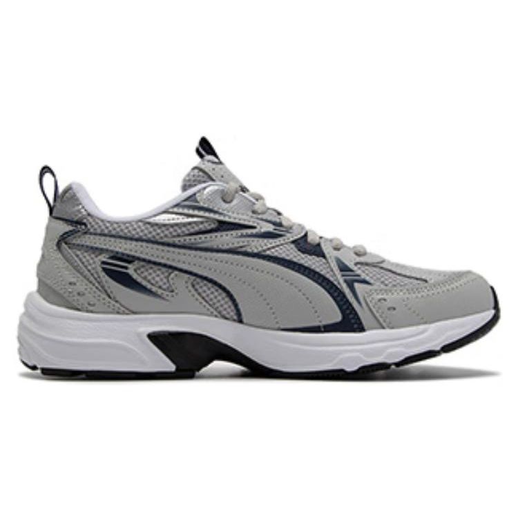 Puma Milenio Tech Ash Grey Unisex Sneakers Navy Silver 392322-03