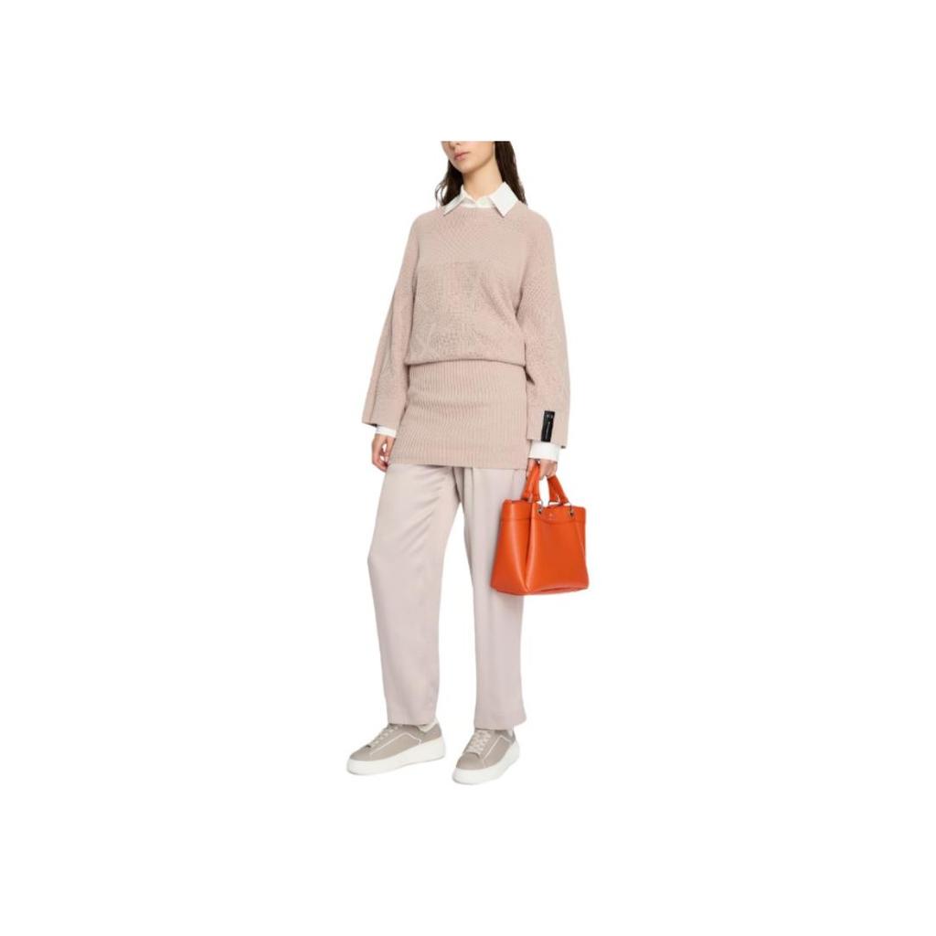 Armani Exchange SS24 Solid Color Polo Collar Single-Breasted Loose Long Sleeve Shirt Women shirts White 3DYC09-YNXZZ-1125