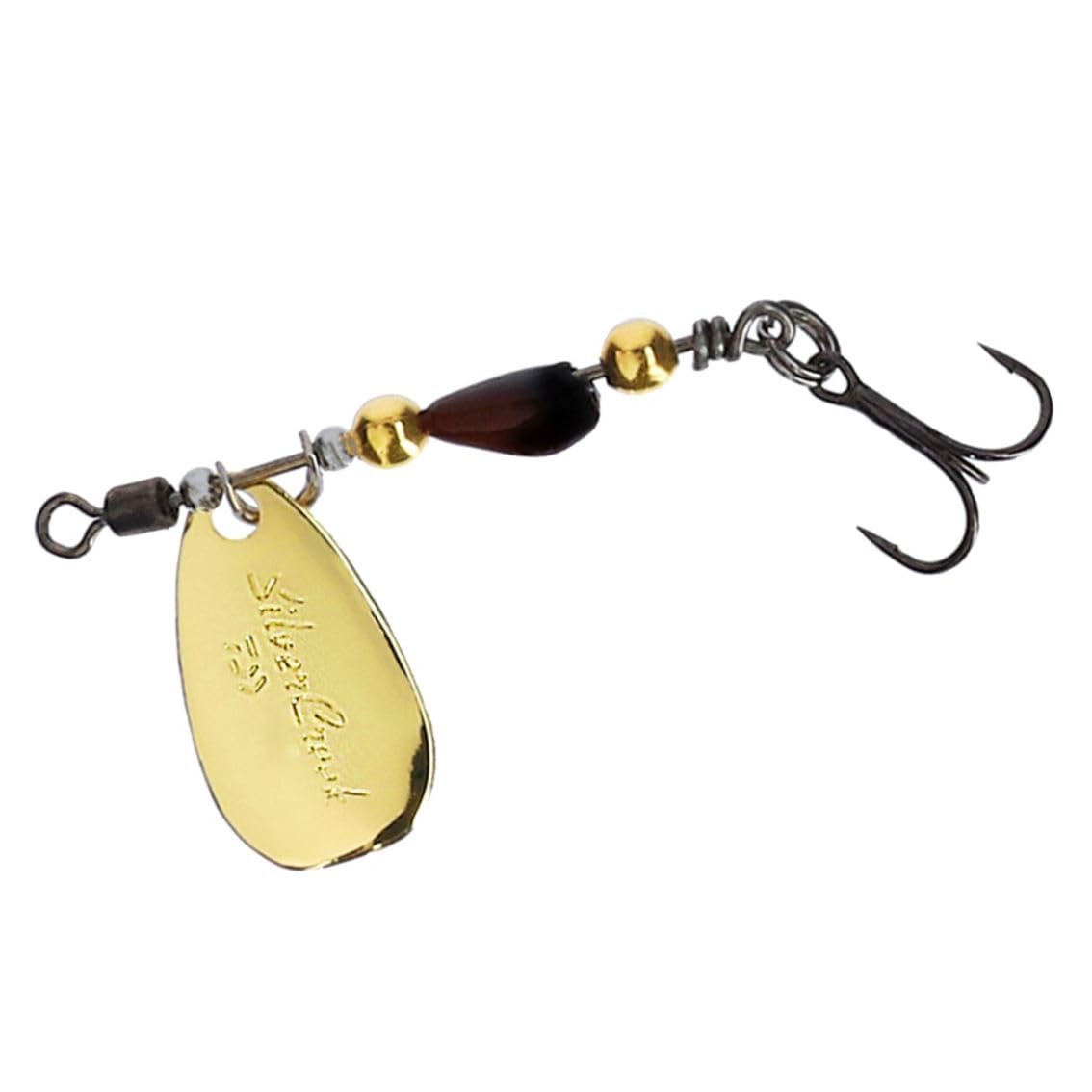Daiwa Trout Silver Creek Вращающаяся блесна Кофейная приманка 3.0г