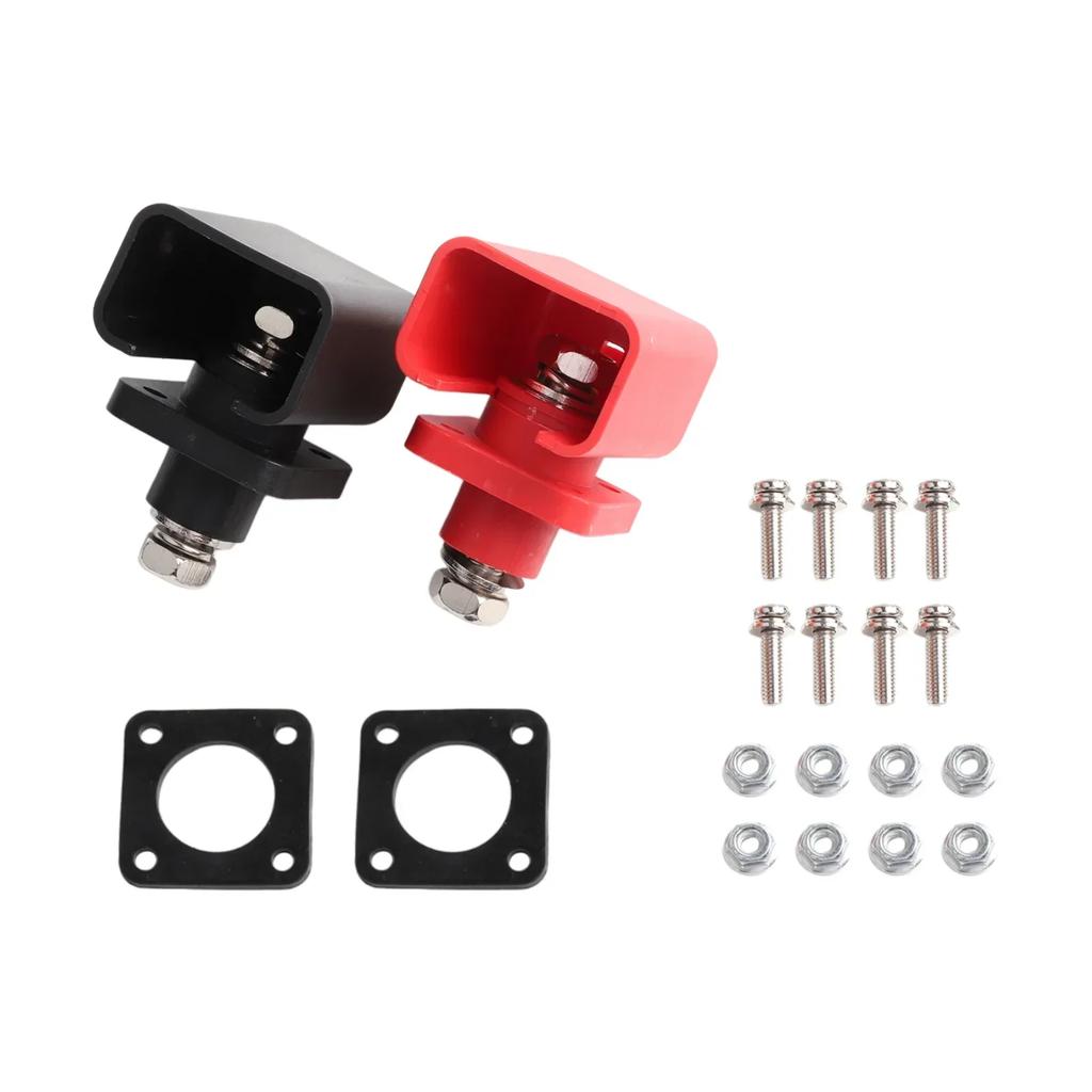2Pcs 120A 150A 200A All-Copper Lithium Battery Terminal Connector Energy Storage Terminal Battery Connector Adapter High Current