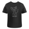 Katze Baumwoll T-Shirt Ta038372