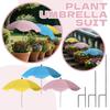 3pcs Plant Umbrellas For Outdoor Plants