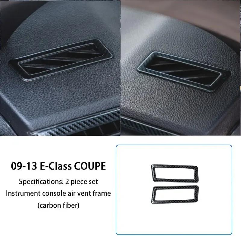 Kohlefaser Mittelkonsole Schalthebel Panel Abdeckung Für Mercedes Benz E-Klasse W212 W207 Coupe E260 E350 Armlehnenbox Dekoration