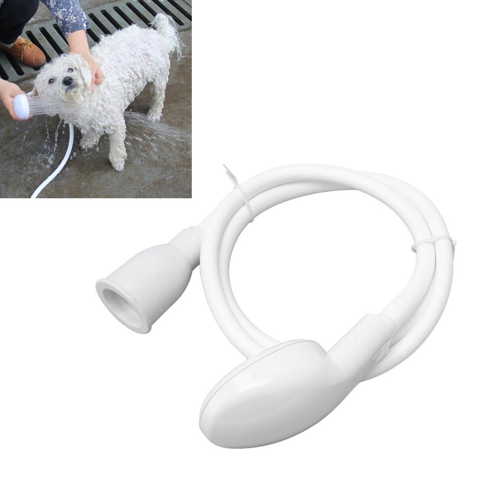 Adjustable Water Flow Pet Shower Sprayer Pet Bath Sprinkler  Outdoor Quick Rinse