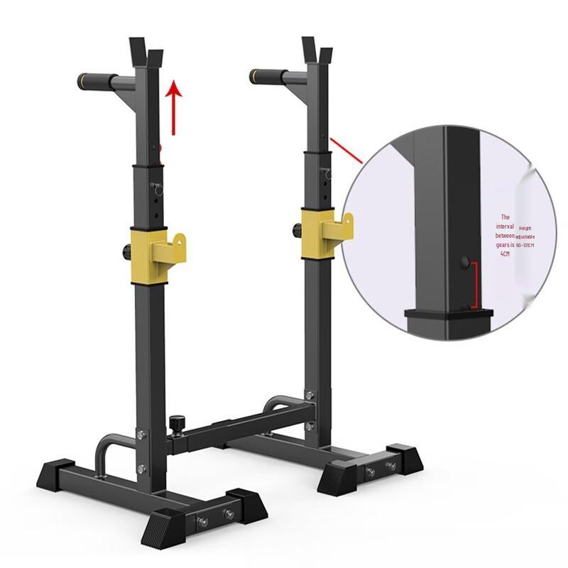 WEZHO Multifunctional Adjustable Weight Bench and Squat Rack