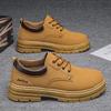 Men Thick Sole Non Slip Wear Resistant Low Top Martin Work Safety Boots