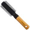 Midazzle Premium Round Hair Brush with Wooden Handle for Styling, Detangling and Grooming for Men and Women |Straightens & Detangles Curly Hairs |