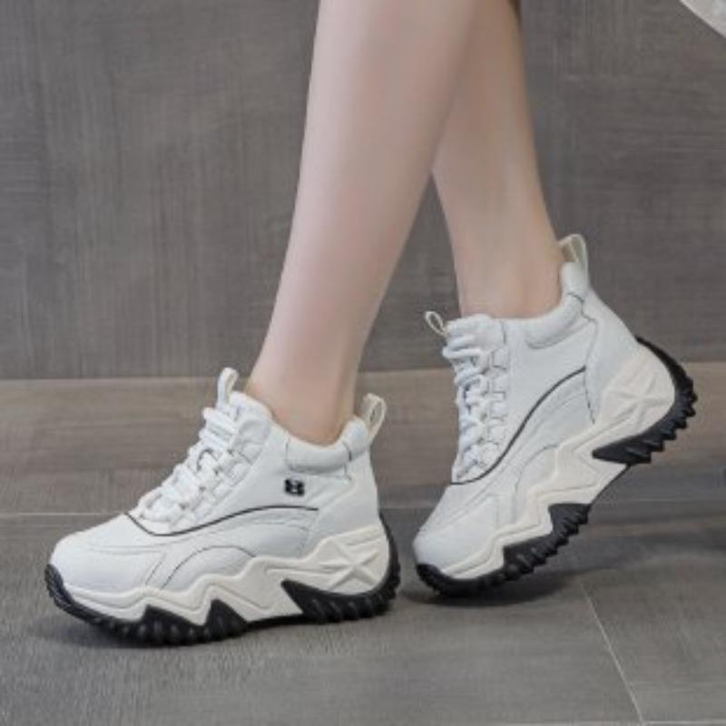 Inner Height Elderly Man Shoes - New Style - Versatile - Thick Sole - Sporty - Casual - Retro - Women's Shoes