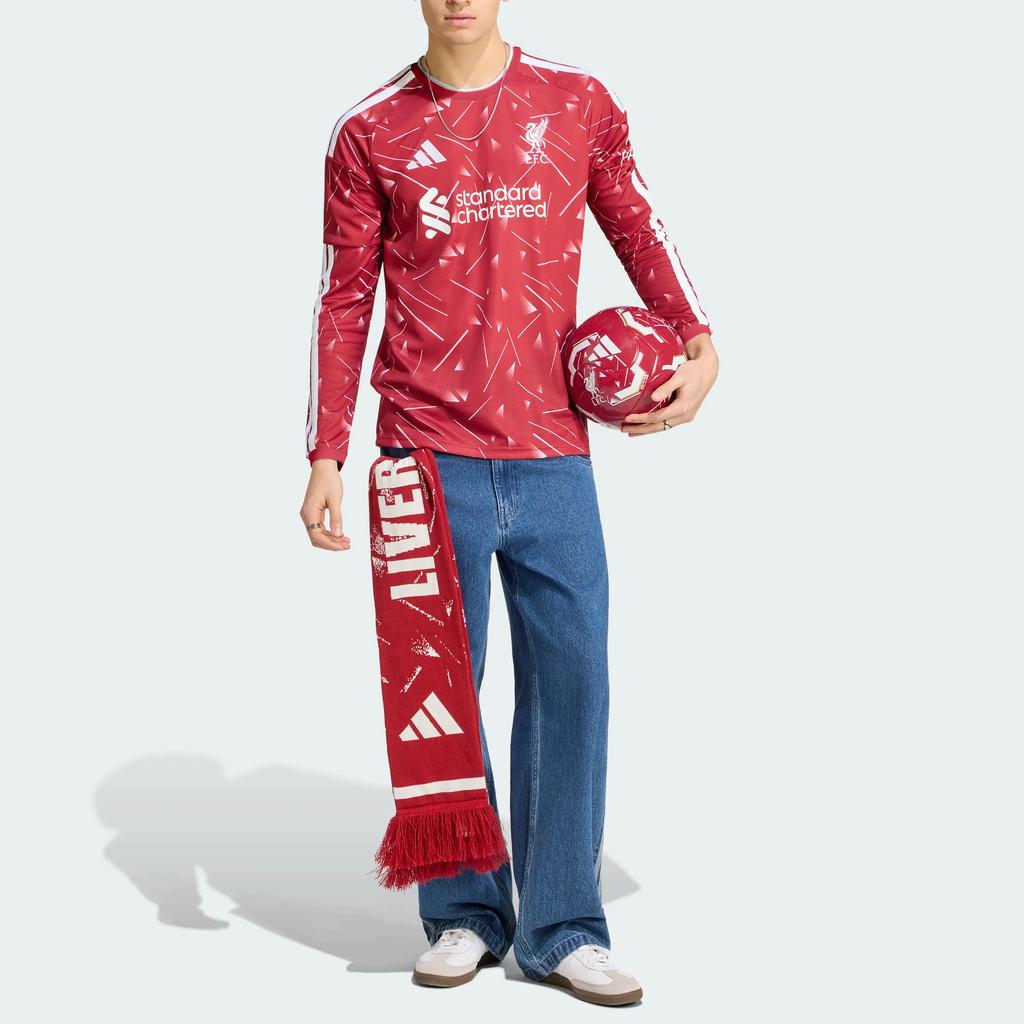 adidas X Liverpool FC 26/27 Home Fan Version Quick-Dry Sports Slim Fit Football Jersey Men Jerseys KB8268