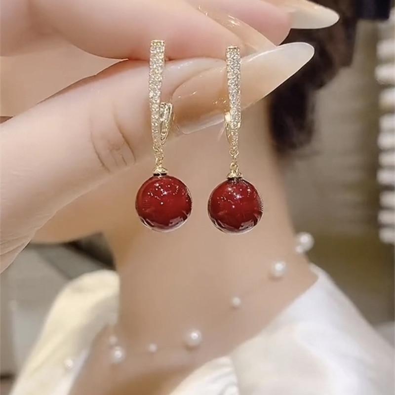 Pearl Long Tassel Personality Light Luxury Temperament High Design Earrings Earrings Women