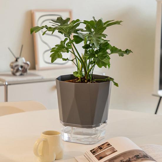Breathable Holes Visible Water Level Flower Pot Lazy Automatic Water-Absorbing Flowerpot Garden Supplies