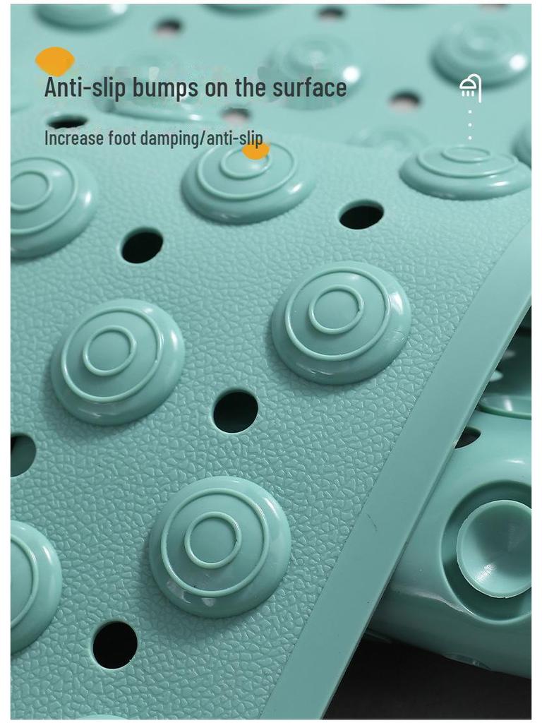 Non-Slip TPE Bathroom Mat - Anti-Fall Shower, Toilet, and Bathtub Massage Floor Mat