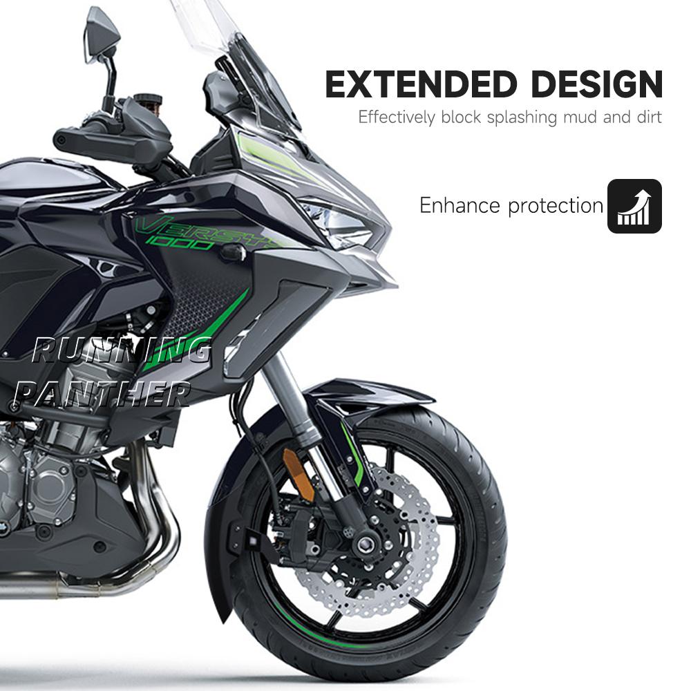 FOR VERSYS Versys 1000 Versys1000 2019-2024 Accessories Fender Extender Splash NEW Front Fender Extensions Motorcycle